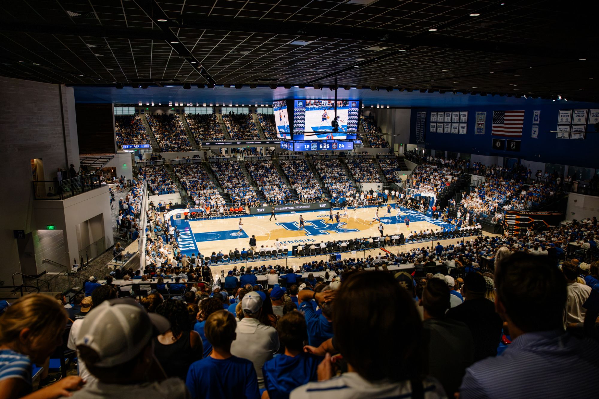 A packed Memorial Coliseum for TBT